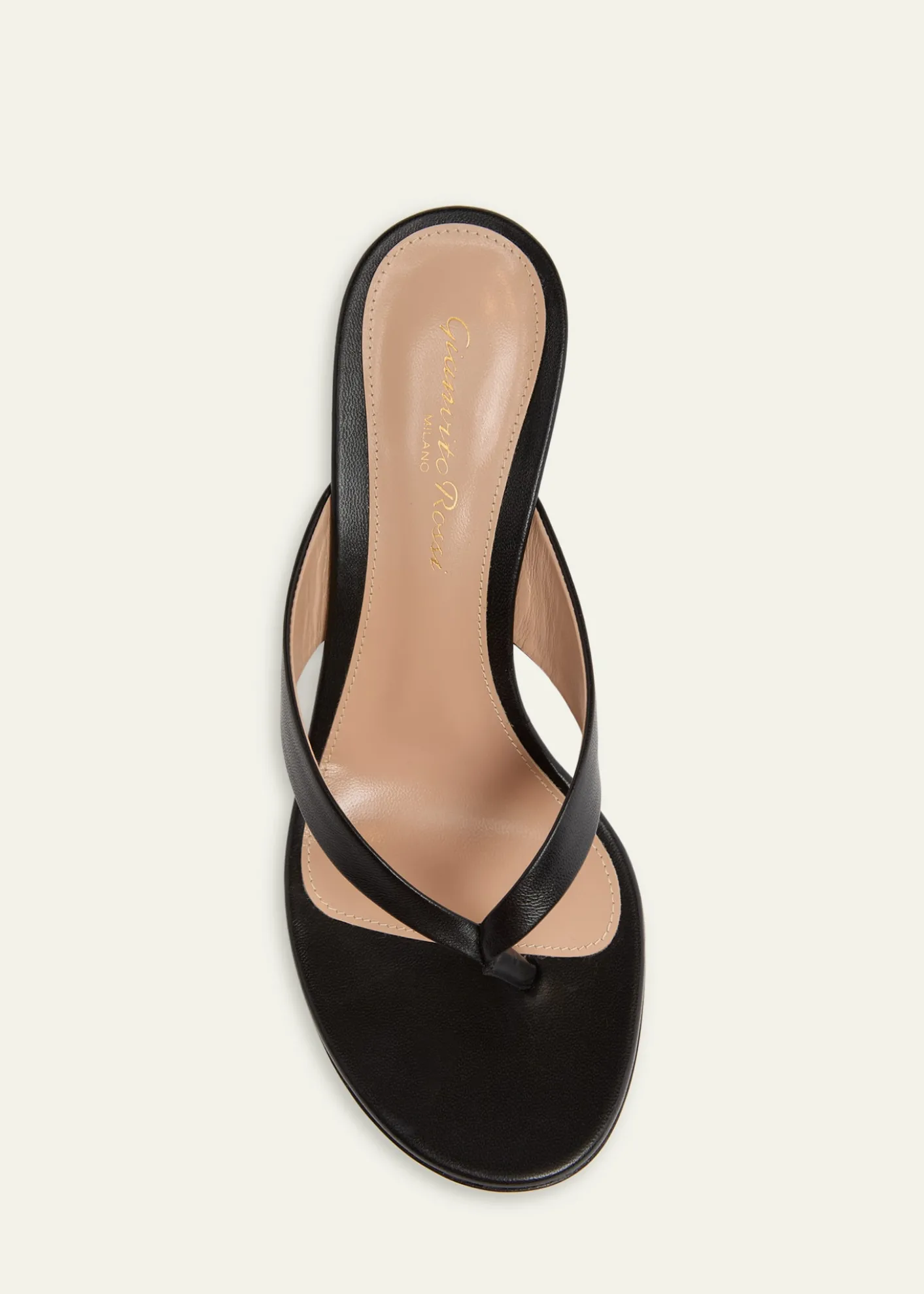 Gianvito Rossi70mm Sofia Leather Thong Sandals