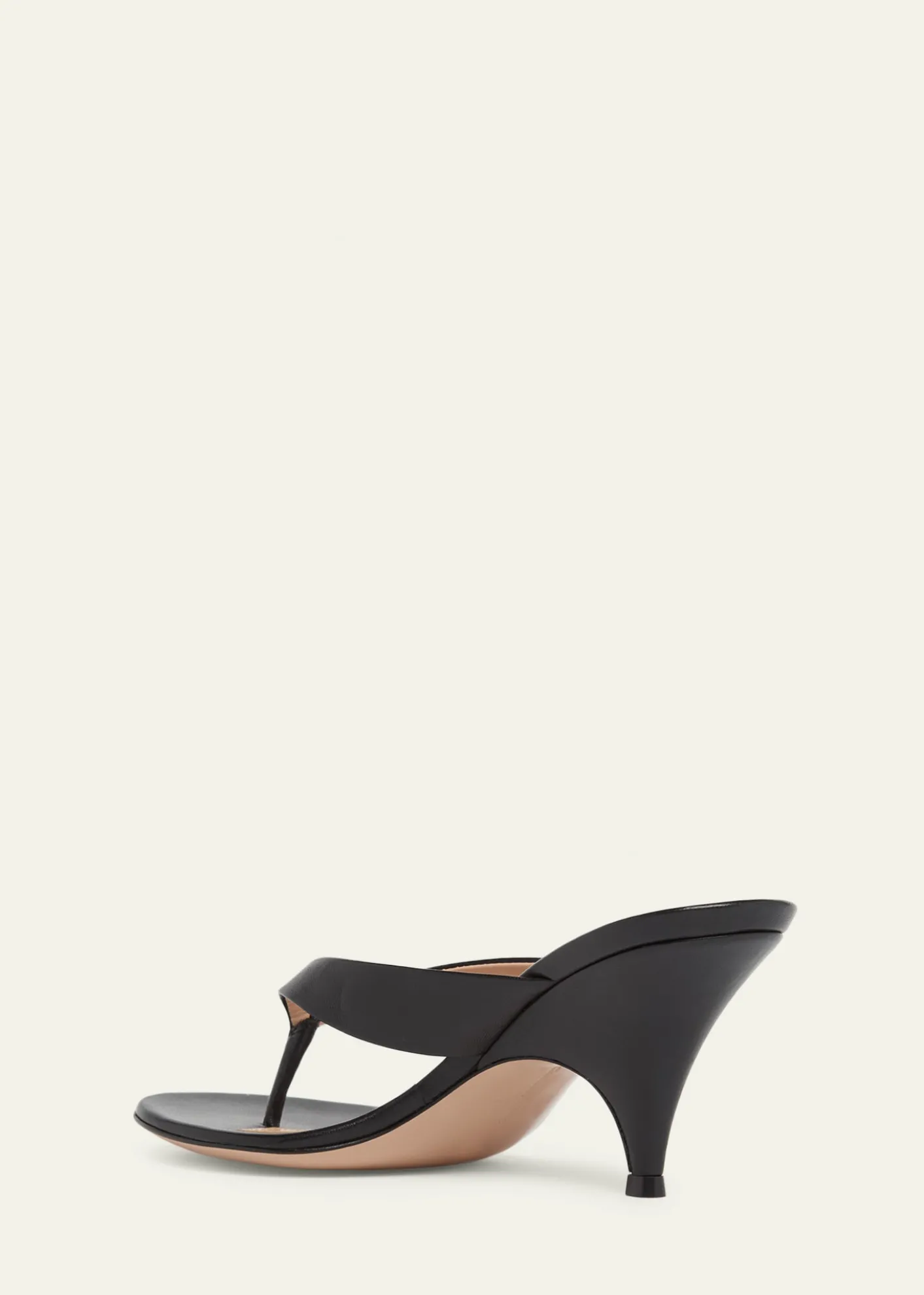 Gianvito Rossi70mm Sofia Leather Thong Sandals