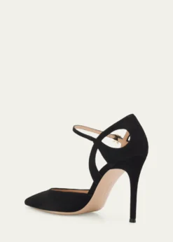 Gianvito Rossi95mm Suede Pointed-Toe Pumps