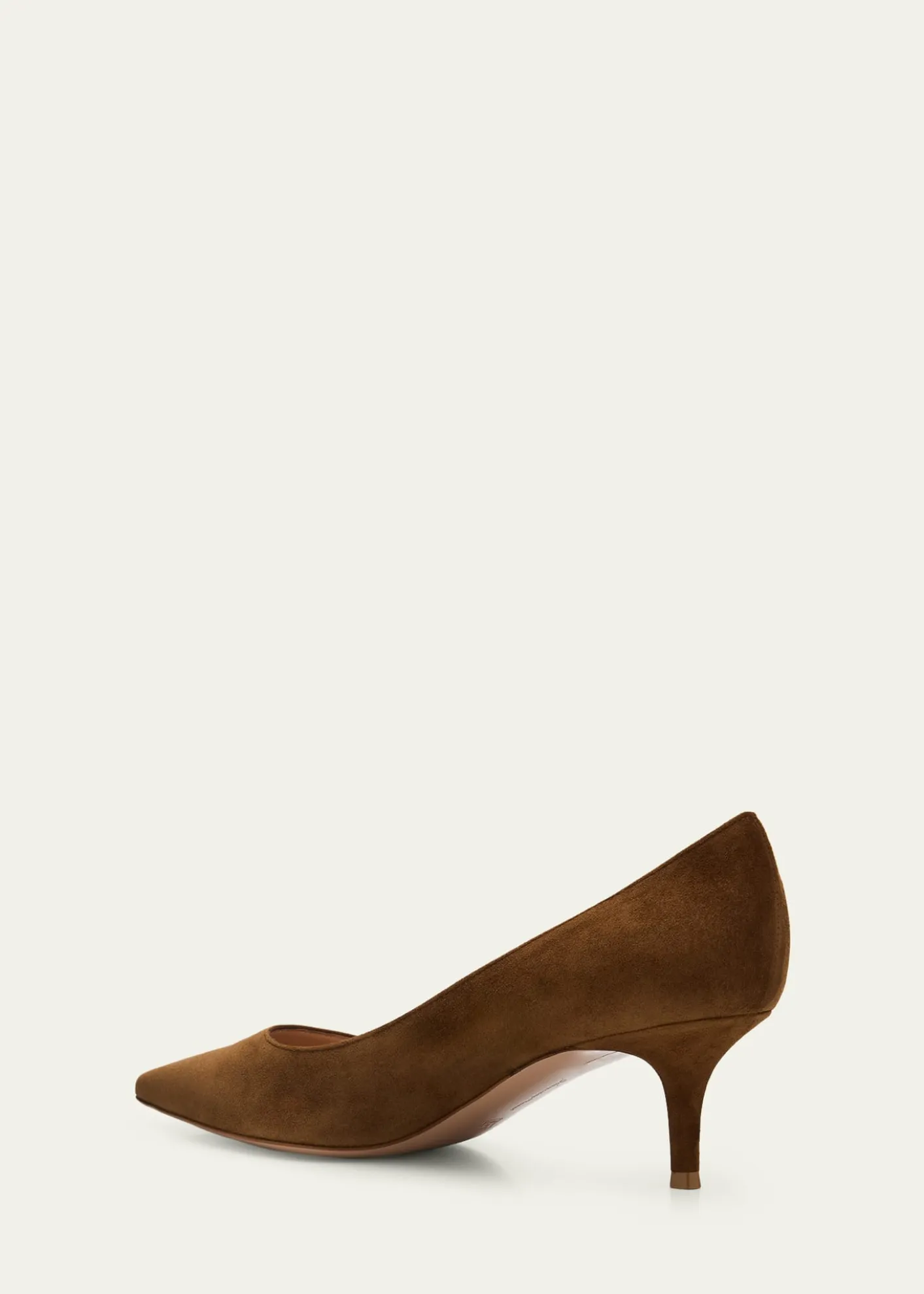 Gianvito Rossi55mm Suede Pointed-Toe Pumps