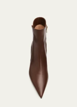 Gianvito Rossi55mm Vitello Leather Ankle Boots