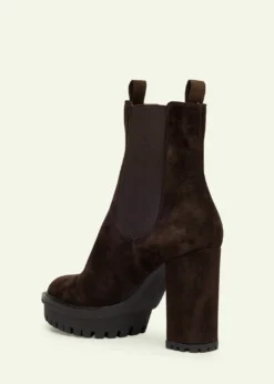 Gianvito RossiSuede Lug-Sole Booties