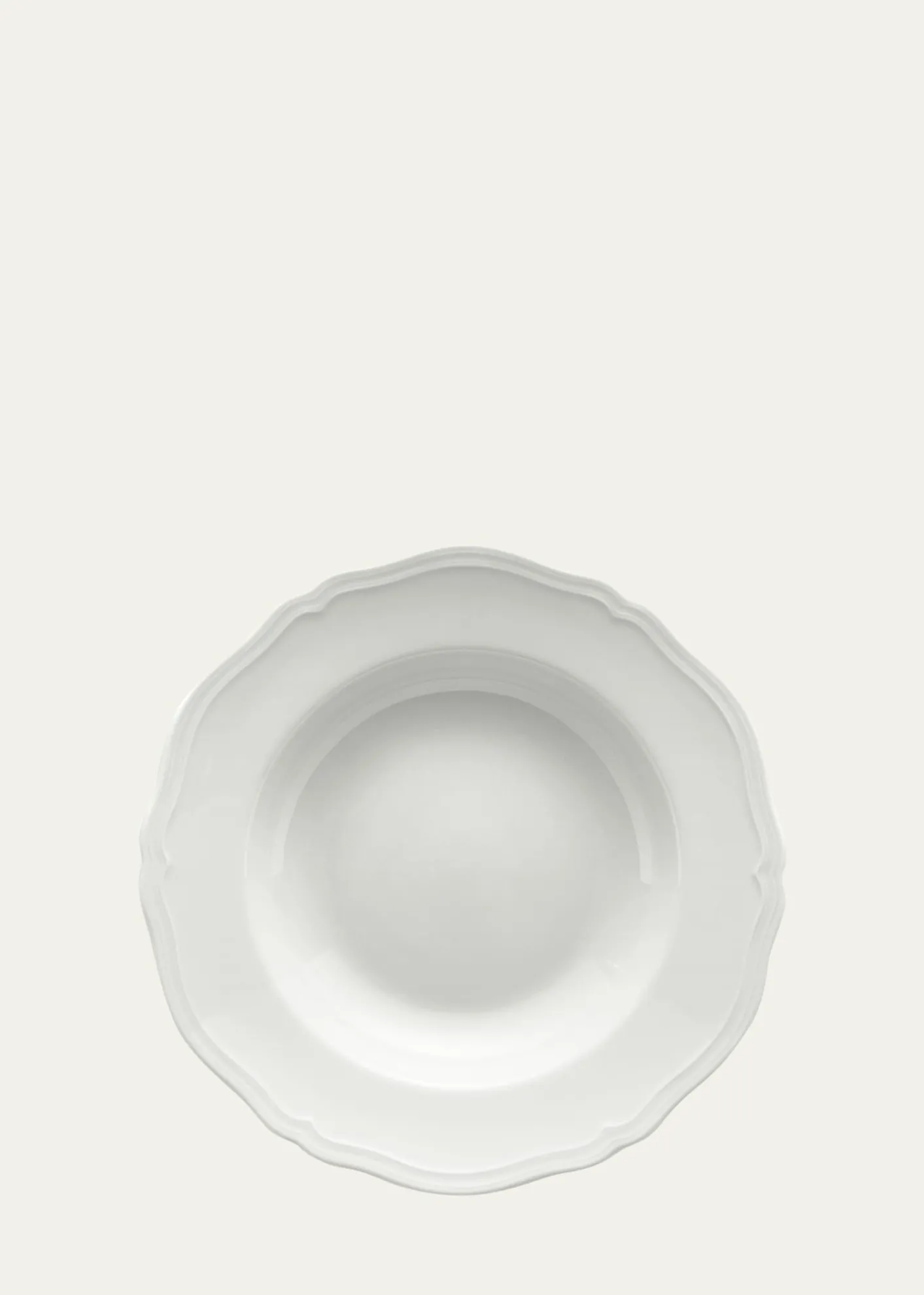GINORI 1735Bianco Antico Doccia Soup Plate