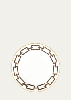 GINORI 1735Catene Ebano Flat Bread Plate