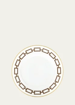 GINORI 1735Catene Ebano Flat Dessert Plate