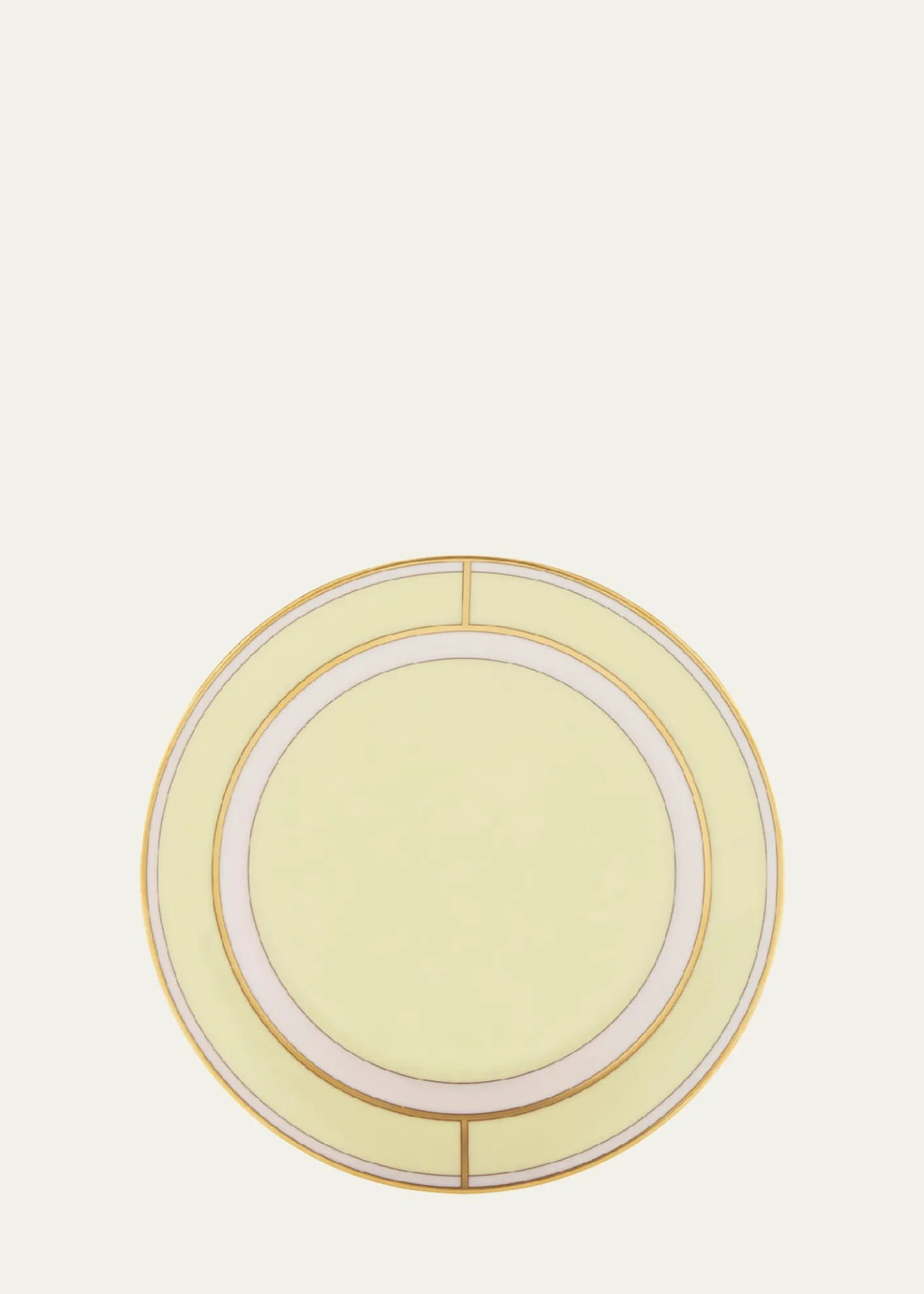 GINORI 1735Diva Colonna Bread Plate, Giallo