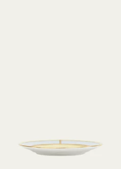 GINORI 1735Diva Colonna Coffee Saucer, Celeste