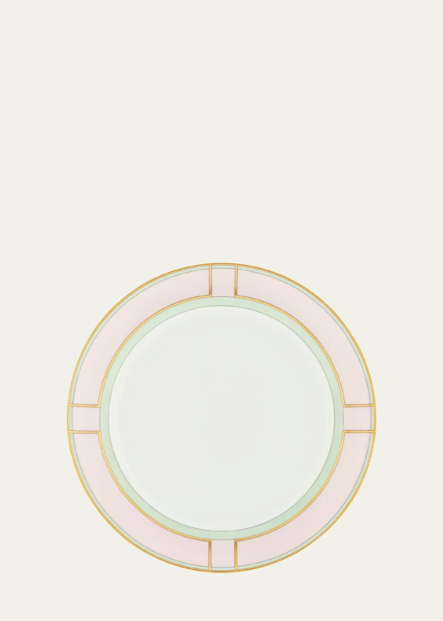 GINORI 1735Diva Colonna Flat Plate, Rosa