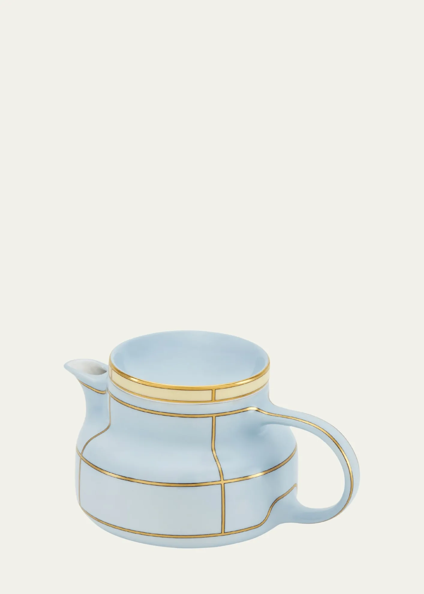 GINORI 1735Diva Colonna Teapot with Cover, Celeste