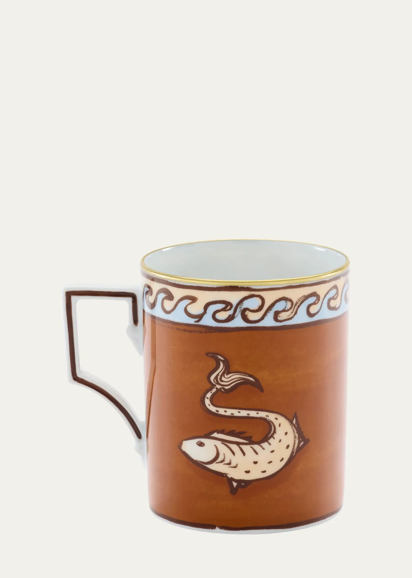 GINORI 1735Il Viaggio di Nettuno Luna Mug, 13 oz.