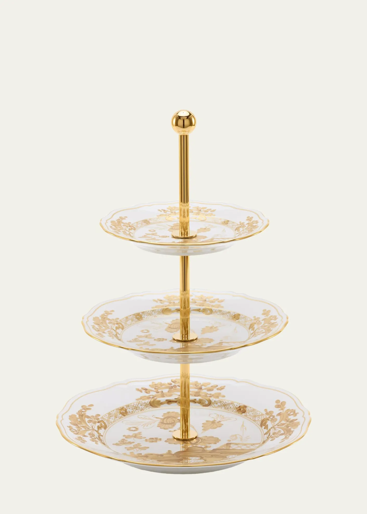 GINORI 1735Oriente Italiano Aurum 3-Tier Stand