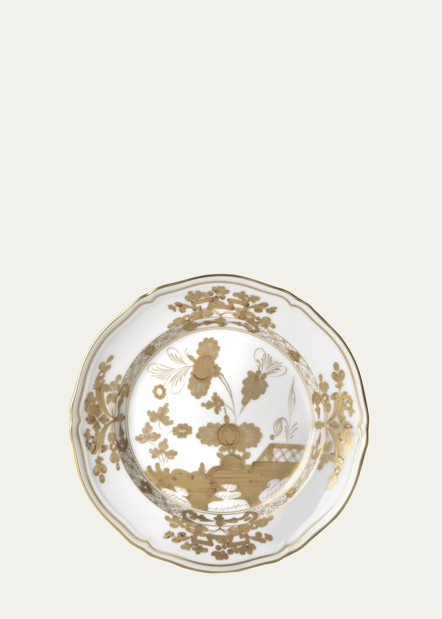 GINORI 1735Oriente Italiano Aurum Dessert Plate