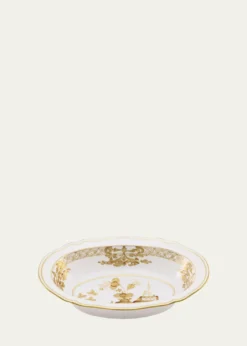 GINORI 1735Oriente Italiano Aurum Deep Oval Serving Bowl