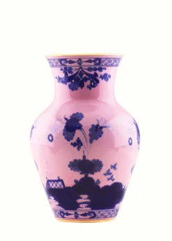 GINORI 1735Oriente Italiano Azalea Ming Vase, 9.8