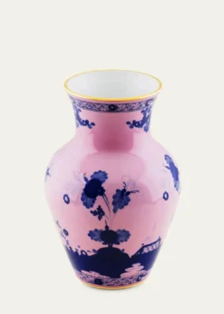 GINORI 1735Oriente Italiano Azalea Ming Vase, 9.8