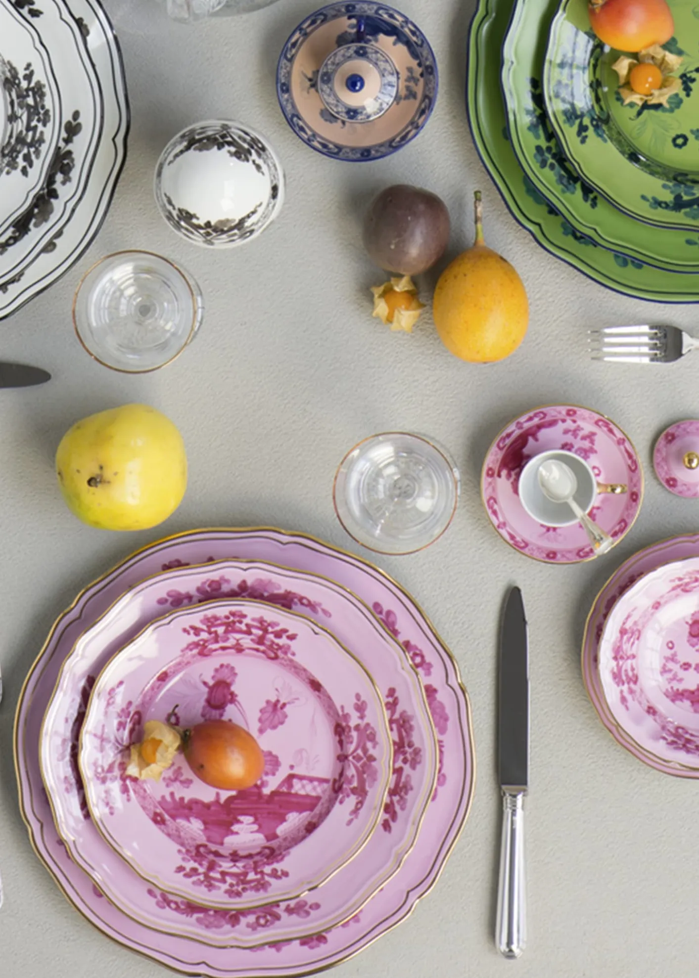 GINORI 1735Oriente Italiano Bread & Butter Plate, Porpora