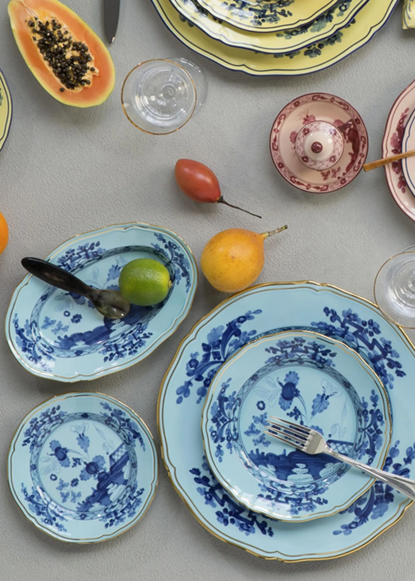 GINORI 1735Oriente Italiano Bread & Butter Plate, Iris