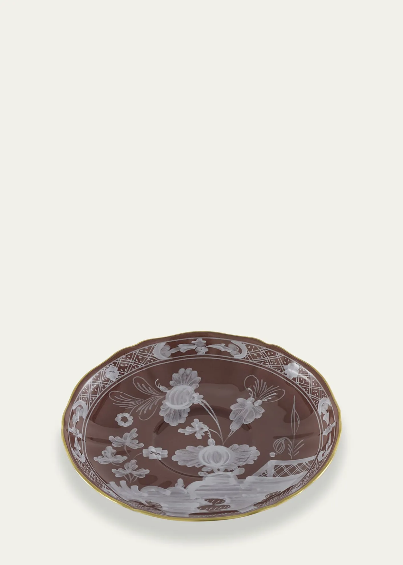 GINORI 1735Oriente Italiano Castagna Tea Saucer