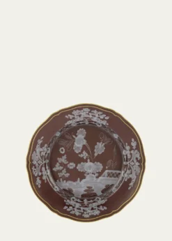 GINORI 1735Oriente Italiano Castagna Dessert Plate