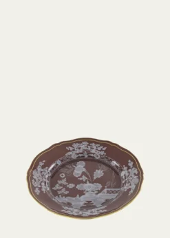 GINORI 1735Oriente Italiano Castagna Dessert Plate
