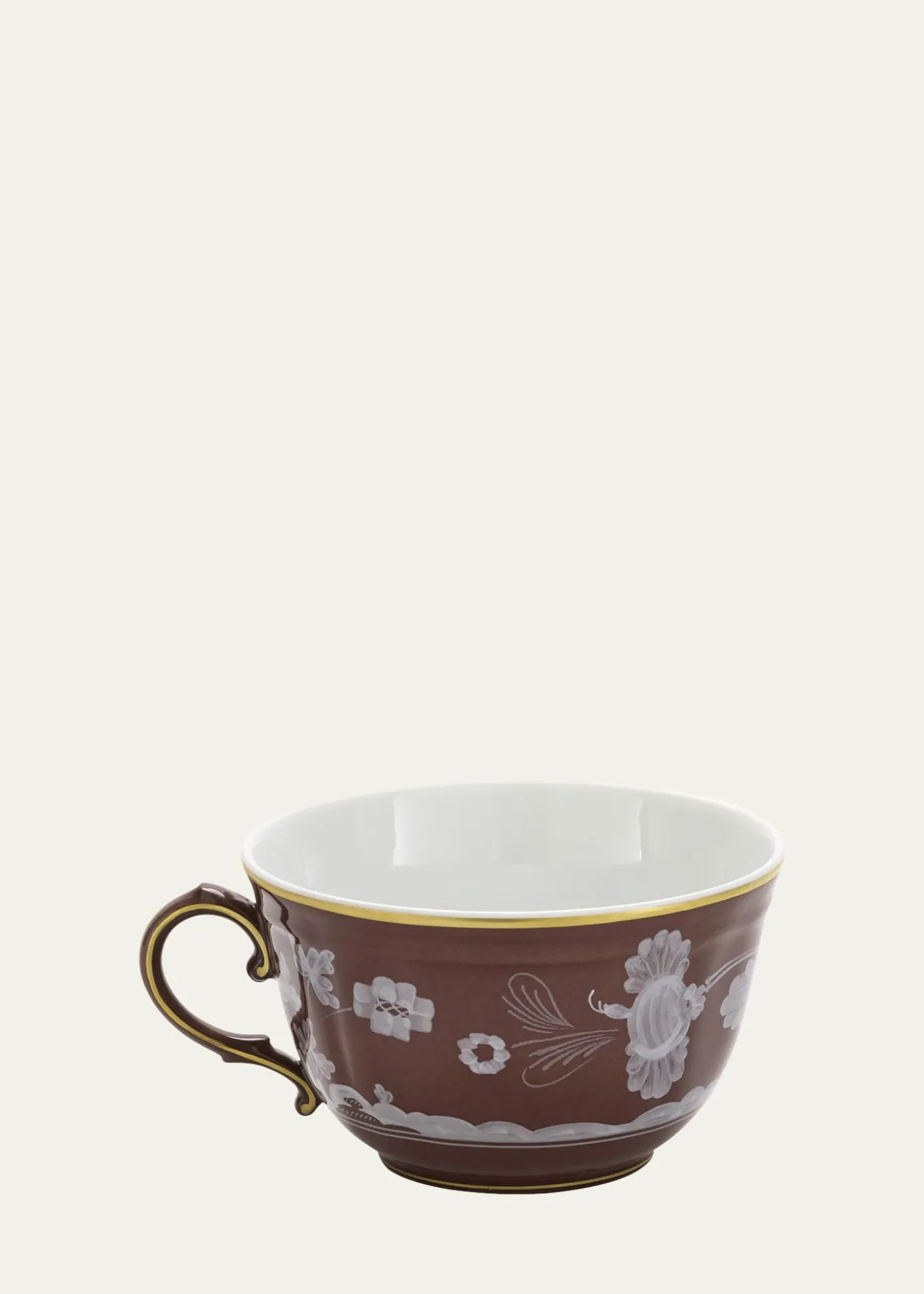 GINORI 1735Oriente Italiano Castagna Teacup, 7.43 oz.