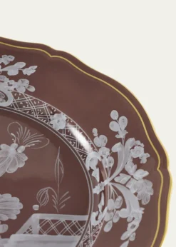 GINORI 1735Oriente Italiano Castagna Dinner Plate
