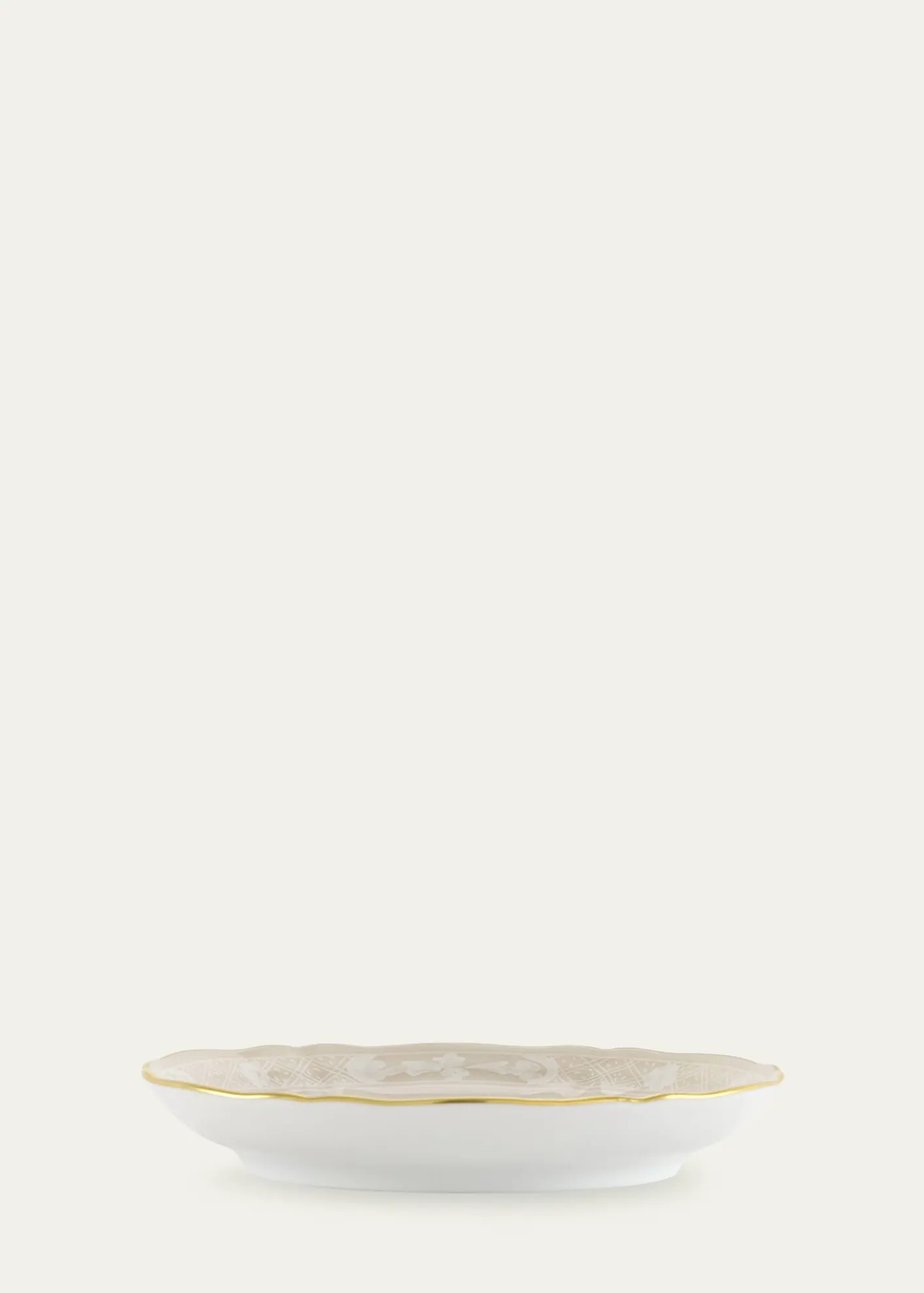 GINORI 1735Oriente Italiano Coffee Saucer, Meringa