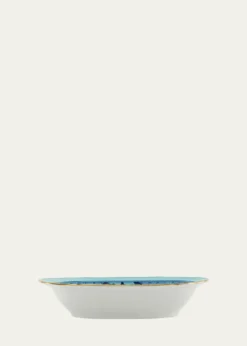 GINORI 1735Oriente Italiano Iris Deep Oval Serving Bowl