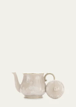 GINORI 1735Oriente Italiano Meringa Teapot for 6, 24 oz.