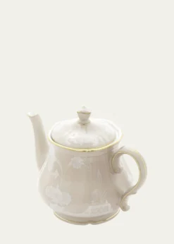 GINORI 1735Oriente Italiano Meringa Teapot for 6, 24 oz.