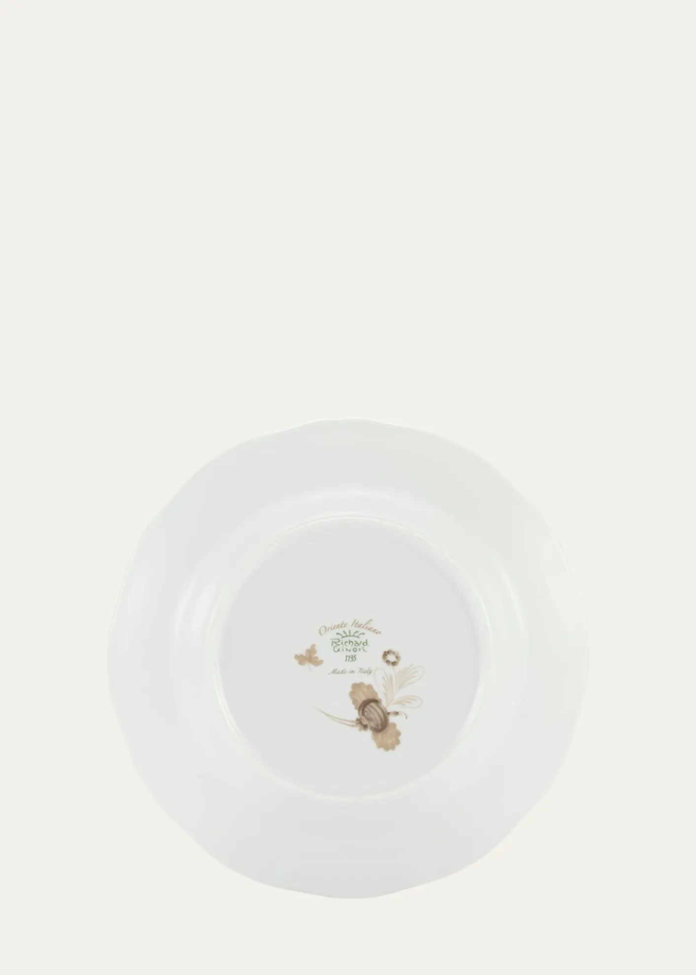 GINORI 1735Oriente Italiano Meringa Dessert Plate