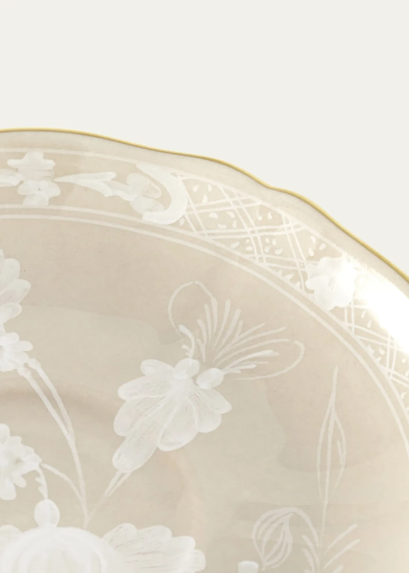 GINORI 1735Oriente Italiano Meringa Tea Saucer