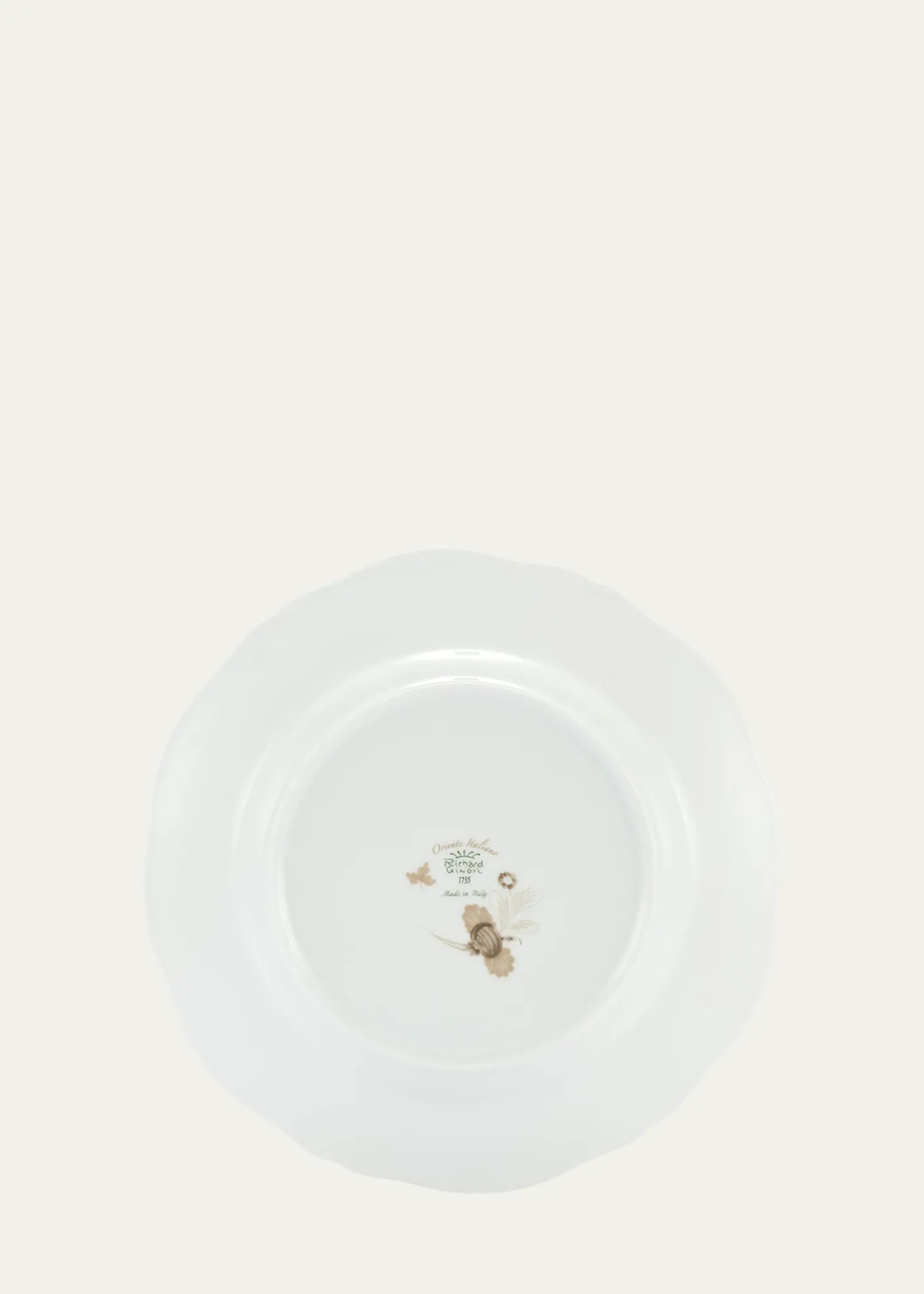 GINORI 1735Oriente Italiano Meringa Dinner Plate