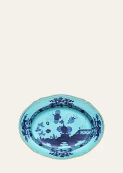 GINORI 1735Oriente Italiano Oval Platter, Iris
