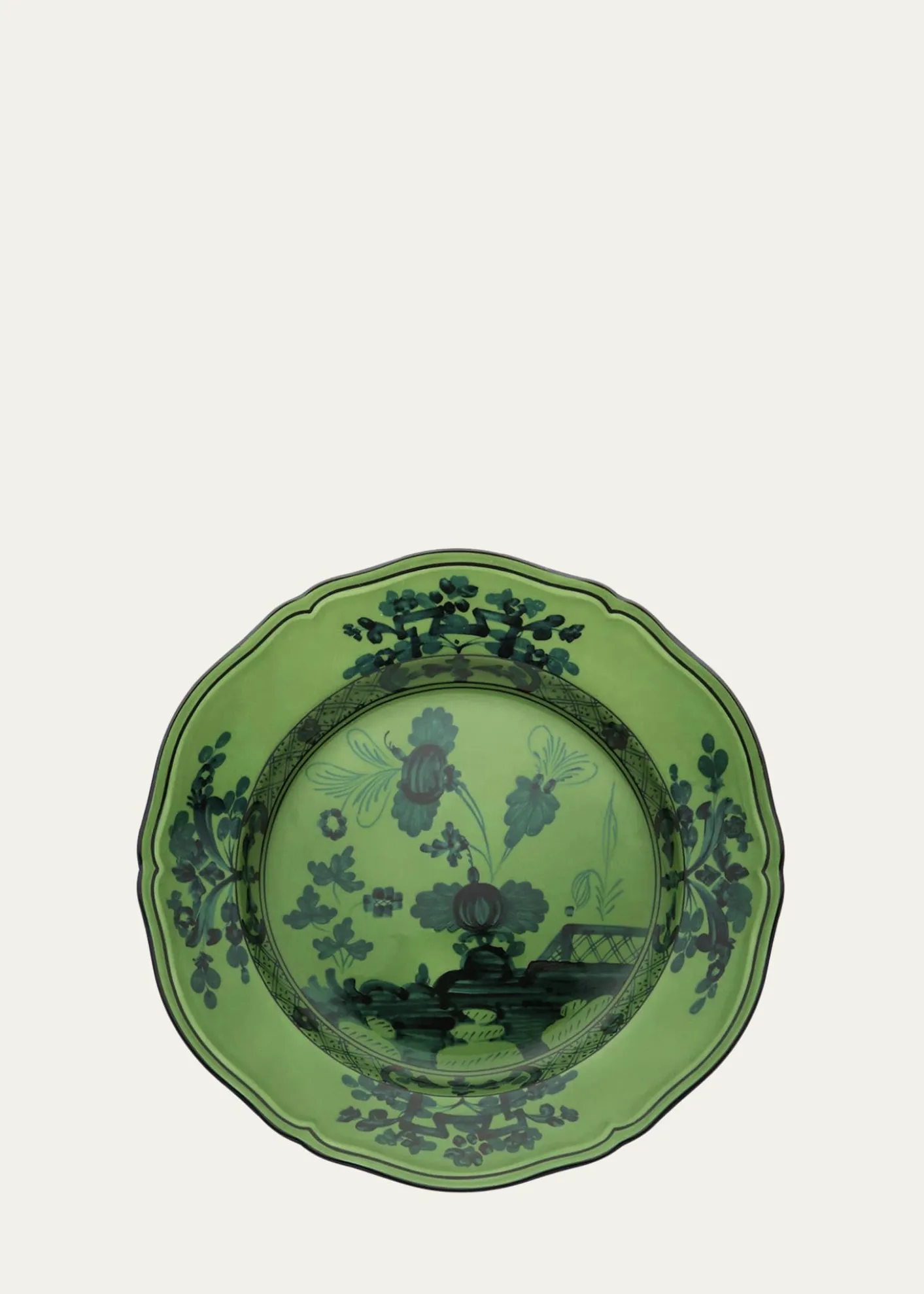 GINORI 1735Oriente Italiano Salad Plate, Malachite