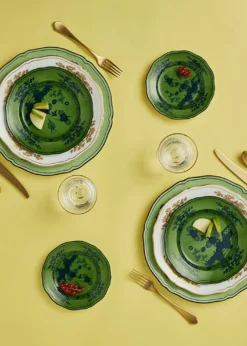 GINORI 1735Oriente Italiano Salad Plate, Malachite