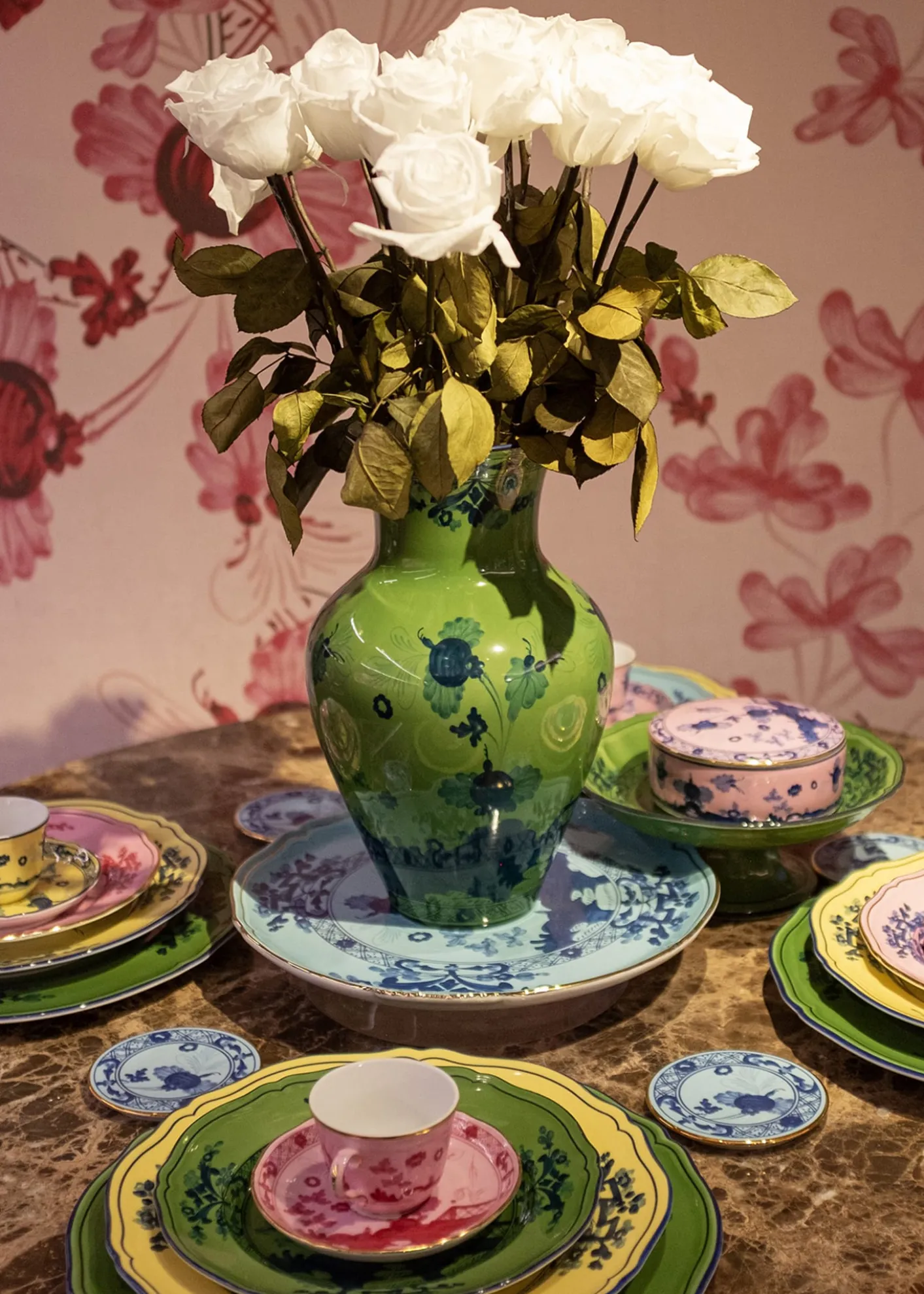 GINORI 1735Oriente Italiano Tea Cup, Porpora