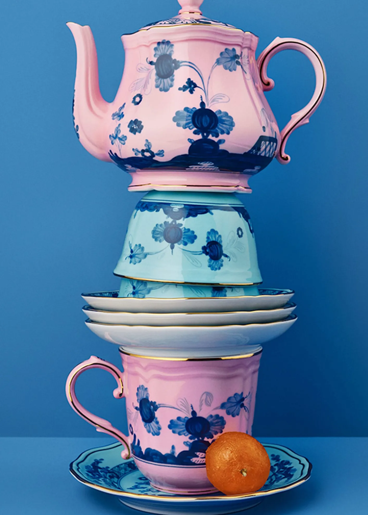 GINORI 1735Oriente Italiano Tea Cup, Porpora