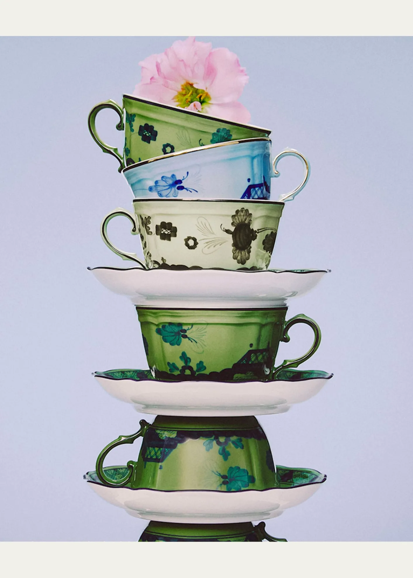 GINORI 1735Oriente Italiano Tea Cup, Malachite
