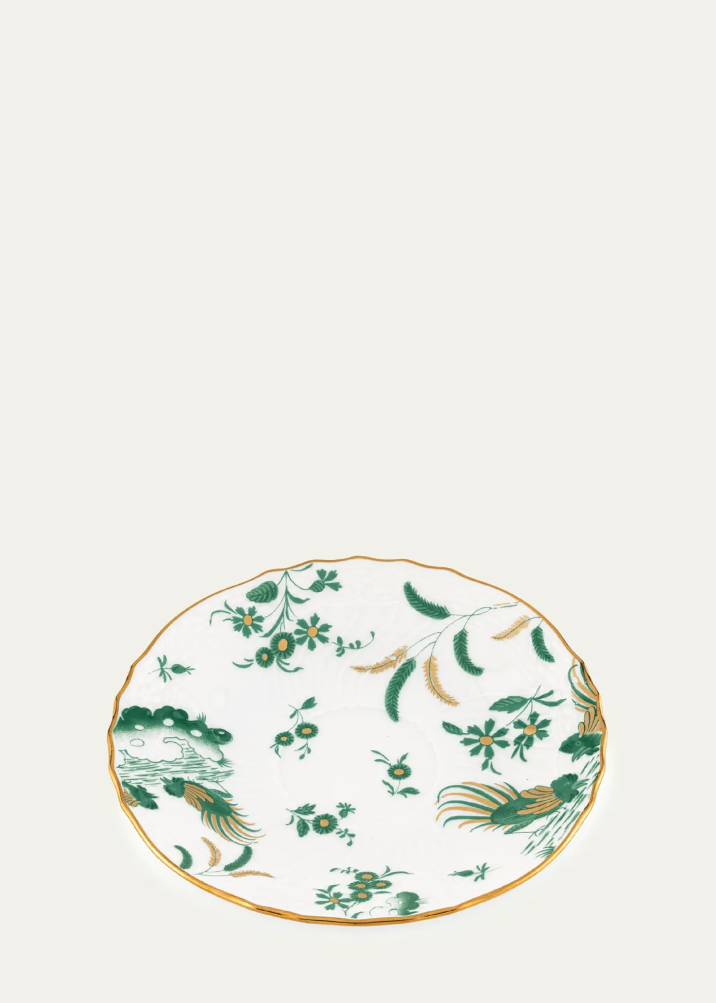 GINORI 1735Oro di Doccia Coffee Saucer, Giada