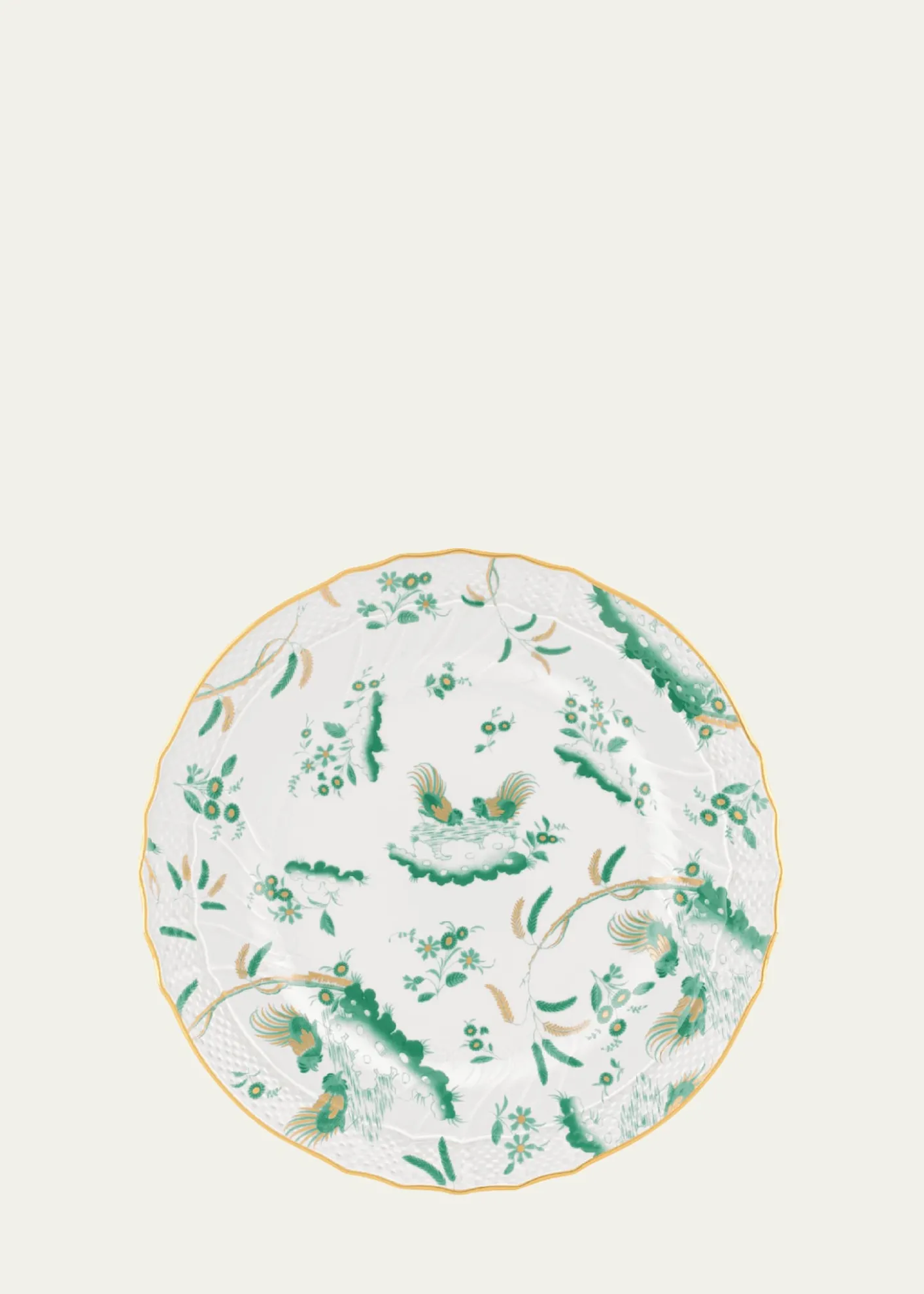 GINORI 1735Oro di Doccia Flat Plate, Giada