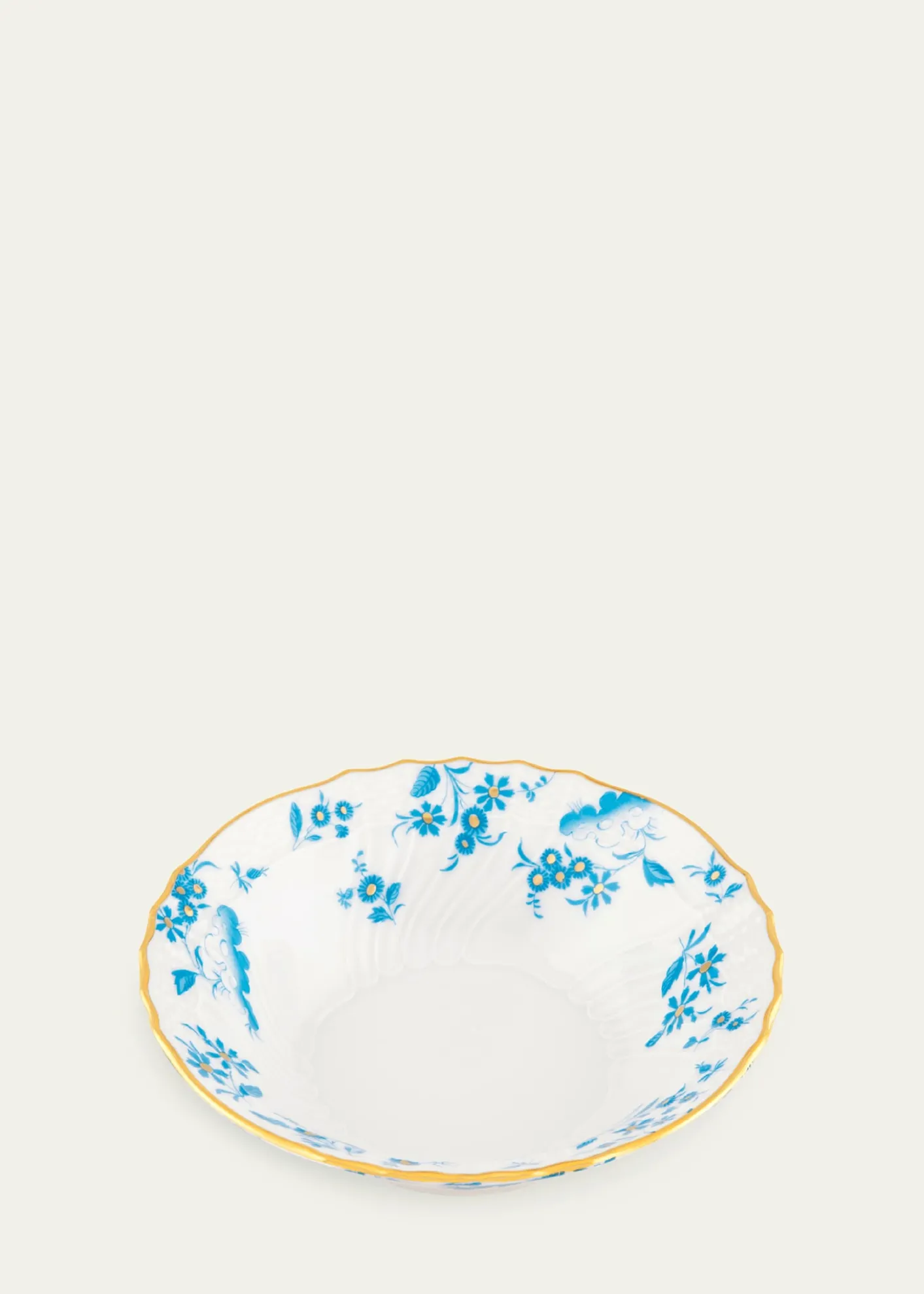 GINORI 1735Oro di Doccia Fruit Bowl, Turchese