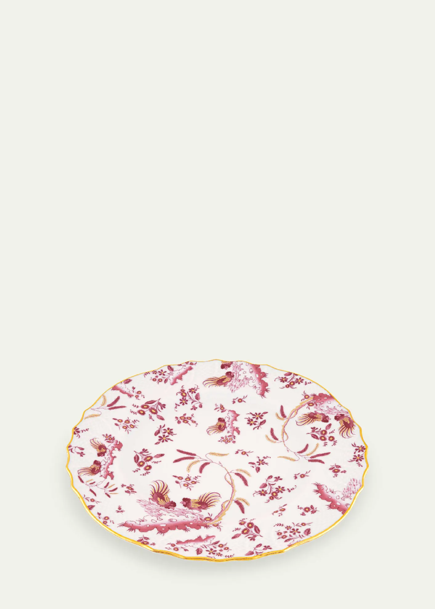 GINORI 1735Oro di Doccia Magenta Charger Plate