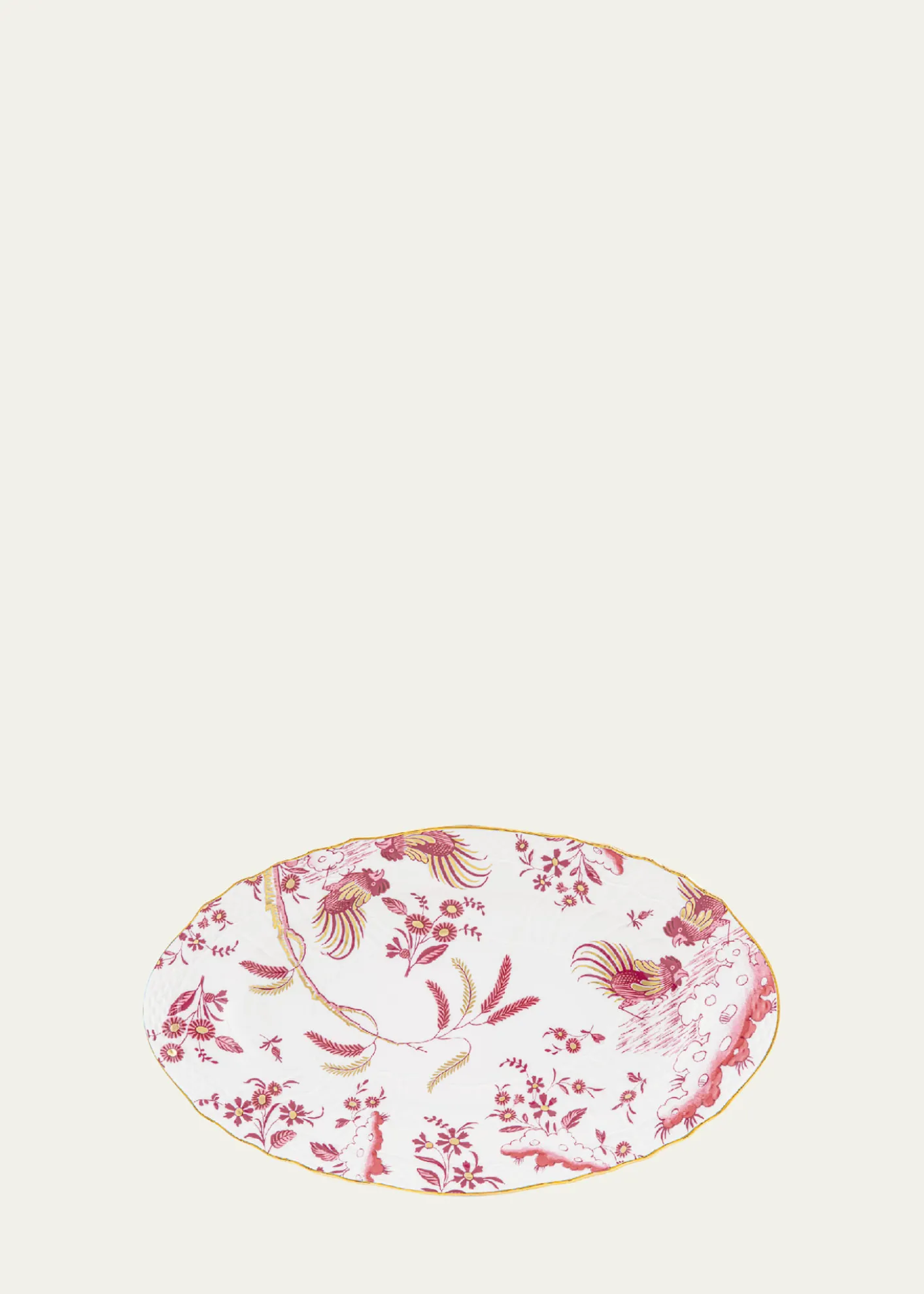 GINORI 1735Oro di Doccia Magenta Pickle Dish
