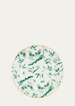 GINORI 1735Oro di Doccia Soup Plate, Giada