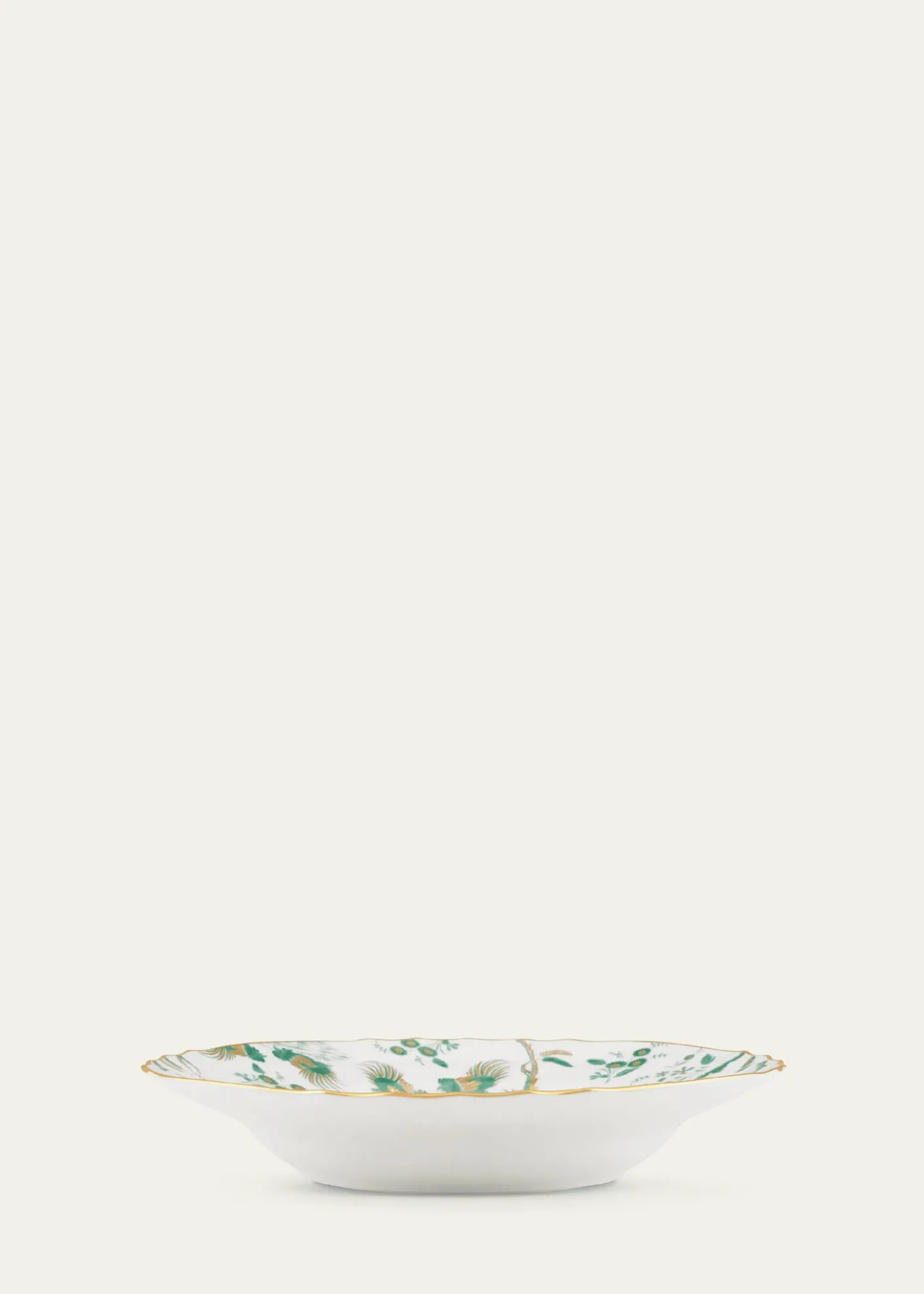 GINORI 1735Oro di Doccia Soup Plate, Giada
