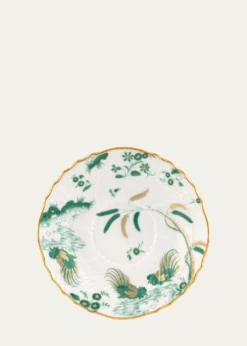 GINORI 1735Oro di Doccia Tea Saucer, Giada