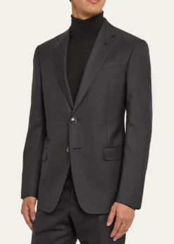 Giorgio ArmaniMen's Basic Wool Two-Piece Suit