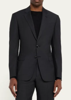 Giorgio ArmaniMen's Pinpoint Twill Suit