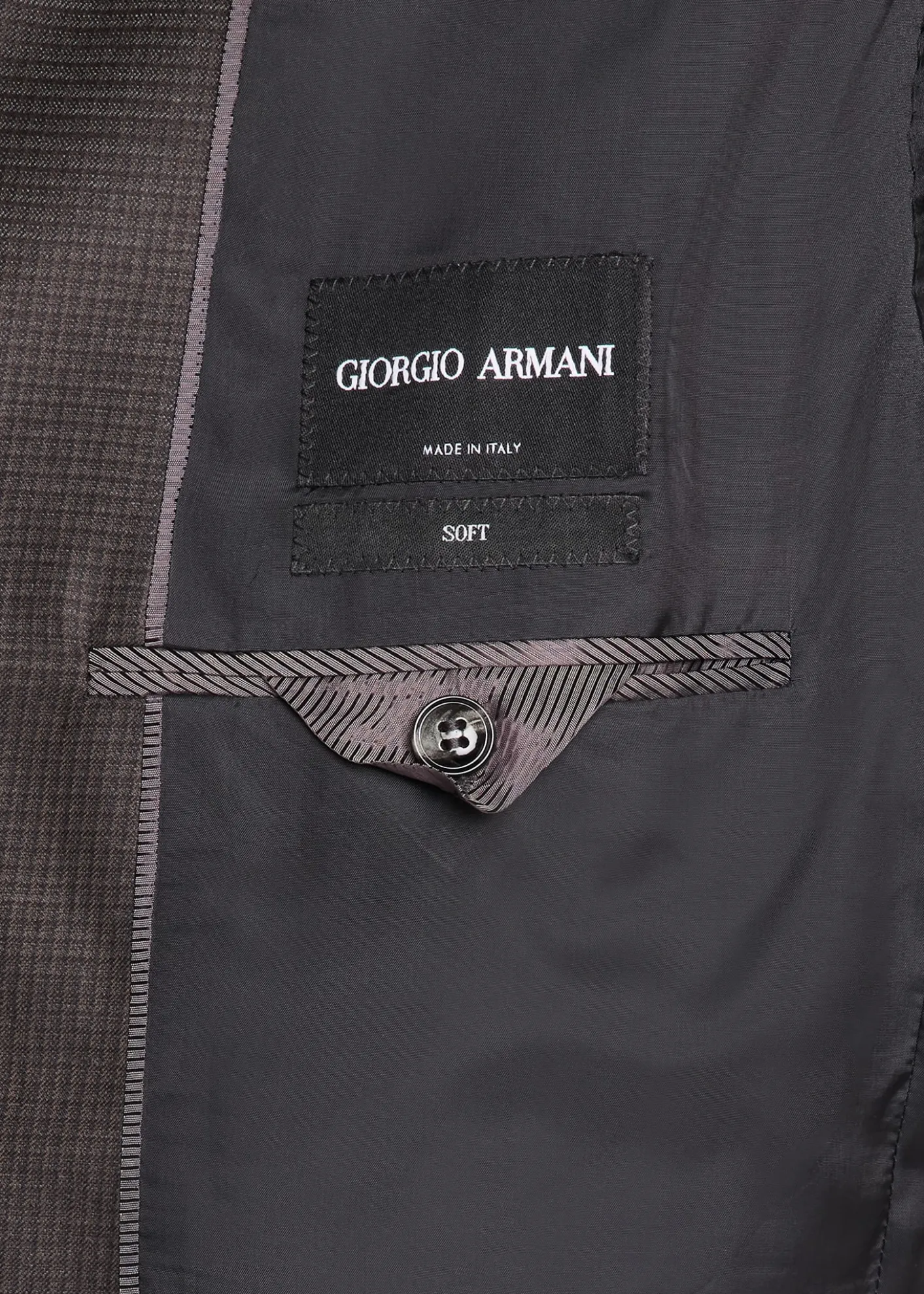 Giorgio ArmaniMen's Soft Line Micro-Check Two-Piece Suit